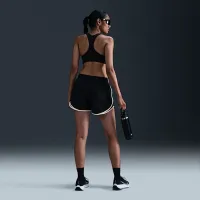 Nike Tempo жіноча Dri-FIT Mid-Rise Brief-Lined Running шорти колір чорний