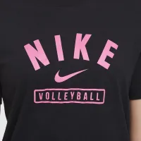 Nike Big детские волейбольные футболка цвет черный