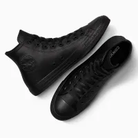 Кросівки Converse Chuck Taylor All Star Hi Mono Leather 135251C - Чорні