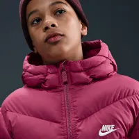 Nike Sportswear All Day Play Big детские Therma-FIT Loose-Fit Puffer Куртка цвет фиолетовый