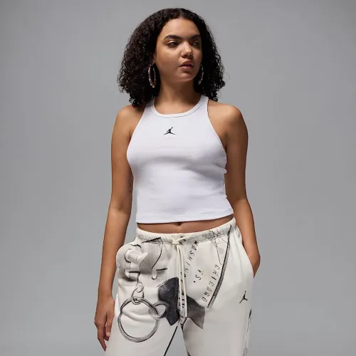 Nike Jordan Essentials жіноча Tank колір білий