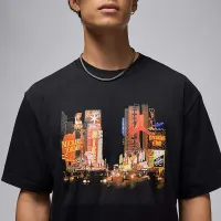 Nike Jordan чоловічі футболка колір чорний