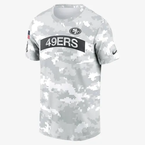 San Francisco 49ers Salute to Service Edge Arch мужские Nike Dri-FIT NFL футболка цвет белый