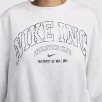 Nike Sportswear Phoenix Fleece женская Over-оверсайз Crew-Neck свитшот цвет коричневый