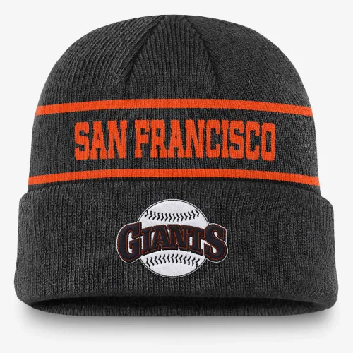 San Francisco Giants Rewind Terra мужские Nike MLB Cuffed Beanie цвет черный