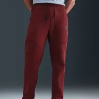Nike Tech чоловічі Open-Hem Fleece Pants колір червоний