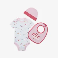 Nike Everyone From Day One Baby (0-9M) 3-Piece Bodysuit комплект колір білий