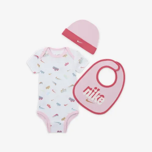 Nike Everyone From Day One Baby (0-9M) 3-Piece Bodysuit набор цвет белый