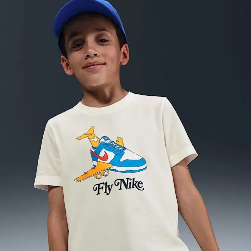 Nike Sportswear Big детские футболка цвет белый