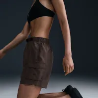 Nike Swim Voyage женская Cover-Up шорты цвет коричневый