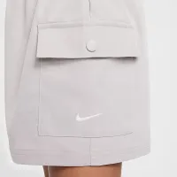 Nike Sportswear Girls' Woven Cargo шорты цвет серый