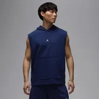 Nike Jordan Sport Crossover мужские Dri-FIT Sleeveless Pullover Толстовка с капюшоном синий