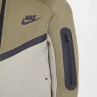 Nike Sportswear Tech Fleece Big детские Full-Zip Толстовка с капюшоном цвет зеленый