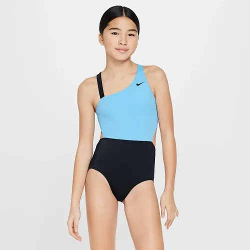 Nike Swim Big детские (Girls') Asymmetrical Monokini цвет черный