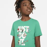 Nike Sportswear Big детские футболка цвет зеленый