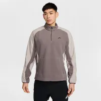 Nike Trail Polartec® чоловічі 1/4-Zip Fleece Running Top колір сірий