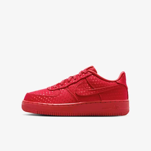 Nike Air Force 1 Big детские Кроссовки цвет красный