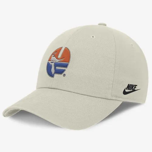 Florida Gators Legacy Club Swoosh мужские Nike Dri-FIT College Adjustable Hat цвет коричневый