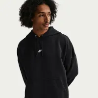 Nike Sportswear Club чоловічі оверсайз French Terry Pullover Толстовка з капюшоном колір чорний