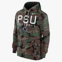 Penn State Nittany Lions Military Appreciation Club Men’s Nike College Pullover Толстовка з капюшоном колір зелений