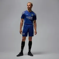 Nike Paris Saint-Germain 2025 Stadium Fourth мужские Jordan Dri-FIT Soccer Replica шорты синий