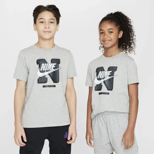 Nike Sportswear Big детские футболка цвет серый