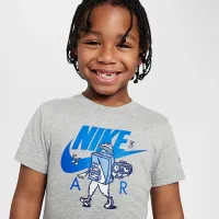 Nike Little детские Air Boxy футболка цвет серый