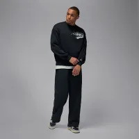 Nike Jordan Brooklyn Fleece чоловічі Crew-Neck світшот колір чорний
