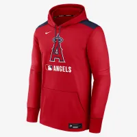 Los Angeles Angels Authentic Collection мужские Nike Therma MLB Pullover Толстовка с капюшоном цвет красный