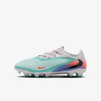 Nike United Jr. Phantom 6 Low Pro Big детские Multi-Ground футбольные бутсы цвет зеленый