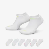 Nike Everyday Plus Cushioned тренировочные No-Show носки (6 пары) многоцветный