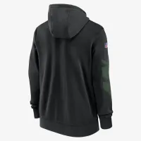 New York Jets Sideline Team Issue Club мужские Nike NFL Pullover Толстовка с капюшоном цвет черный