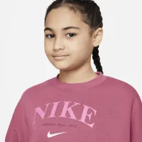 Nike Sportswear Big дитячі (Girls') Fleece світшот колір фіолетовий