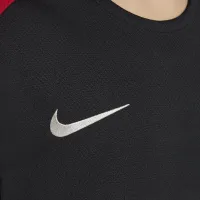 Liverpool FC Strike Big дитячі Nike Dri-FIT Soccer Short-Sleeve Knit Top колір чорний