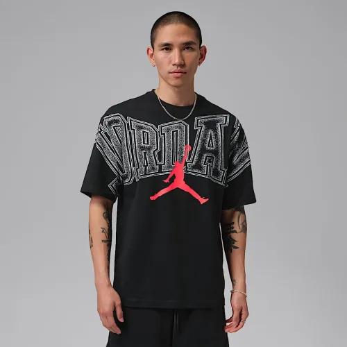 Nike Jordan мужские Graphic футболка цвет черный
