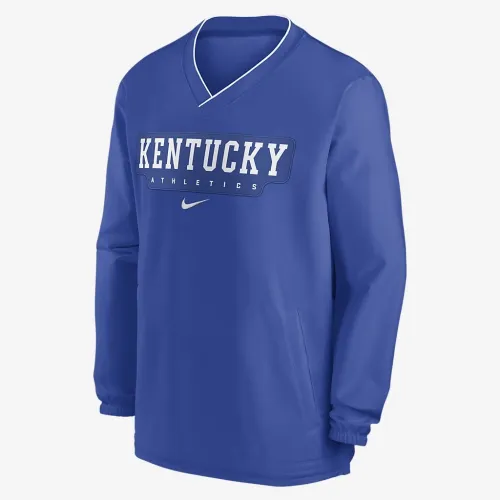 Kentucky Wildcats Sideline мужские Nike College Long-Sleeve Ветровка синий