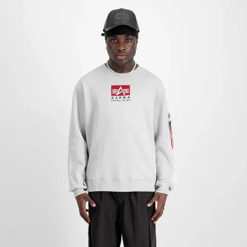 Кофта/футболка Alpha Industries Satin Logo Sweater 148311666 - Біла