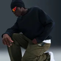 Nike Tech мужские Open-Hem Woven Pants цвет зеленый