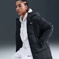 Nike Sportswear Classic женская Therma-FIT Loose Hooded Parka цвет черный