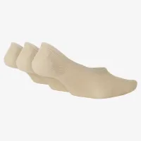 Nike Everyday Lightweight женская тренировочные Footie носки (3 пары) цвет коричневый
