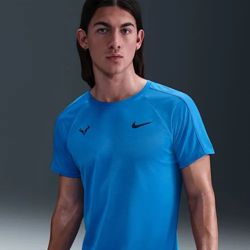 Rafa Challenger чоловічі Nike Dri-FIT Short-Sleeve Tennis Top блакитний