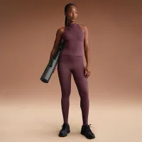 NikeSKIMS Matte жіноча Mock-Neck Racerback Tank Top колір червоний