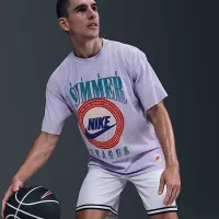Nike чоловічі Max90 баскетбольні футболка колір фіолетовий