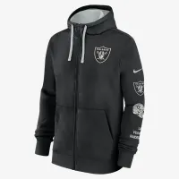 Las Vegas Raiders Club чоловічі Nike NFL Full-Zip Толстовка з капюшоном колір чорний