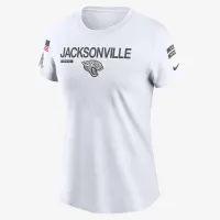Jacksonville Jaguars Salute to Service Legend жіноча Nike NFL футболка колір білий