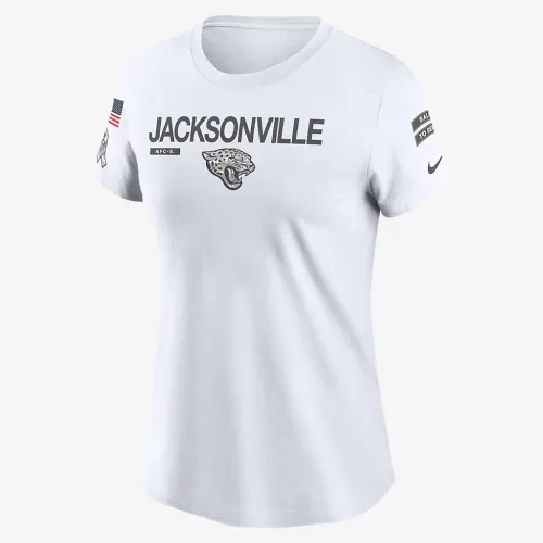 Jacksonville Jaguars Salute to Service Legend жіноча Nike NFL футболка колір білий