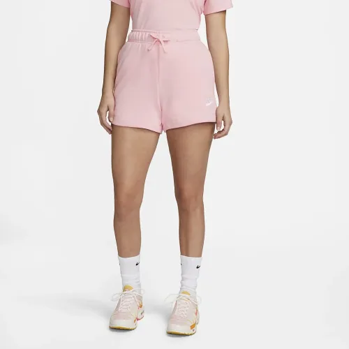 Nike Sportswear Club Fleece женская Mid-Rise Shorts Pink