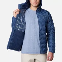 Куртка Columbia Delta Ridge II Down Hooded 2086222478 - Голубая