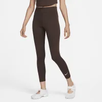 Nike Sportswear Classic жіноча З високою талією 7/8 лосіни колір коричневий