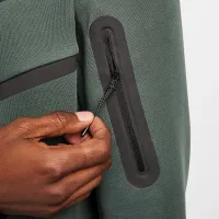 Nike Tech мужские Fleece Windrunner Full-Zip Куртка цвет зеленый